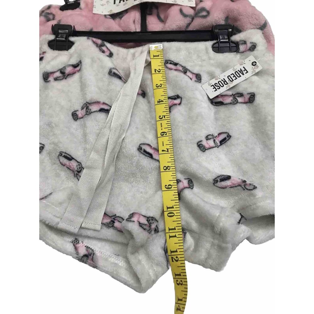 Fade Rose Women’s  Pajamas Shorts Size M Pink/ Ivory Color Intimate  Sleepwear - Picture 6 of 13